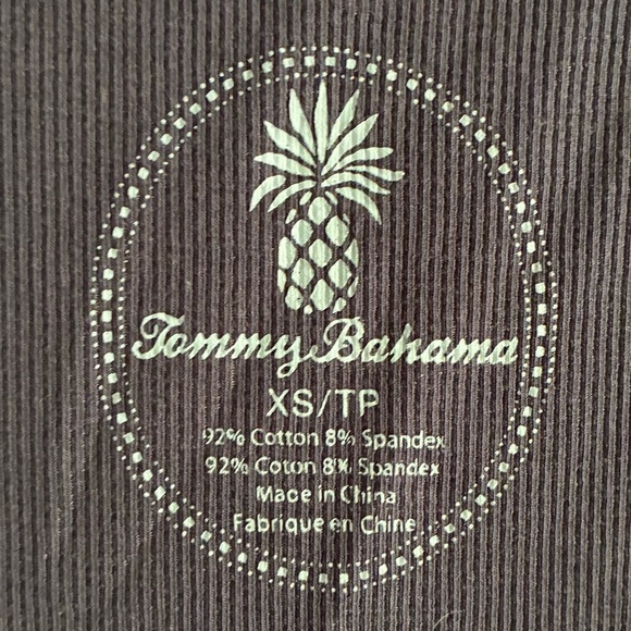 Tommy Bahama Navy Tank Top with Beaded Accents XS - Picture 7 of 10